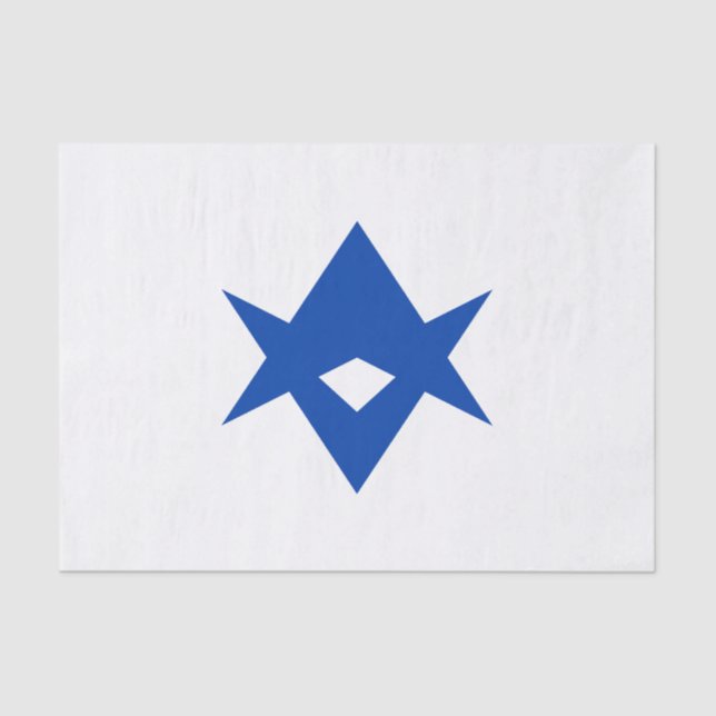 Patriotic tissue paper with flag of Toyota City (Front)