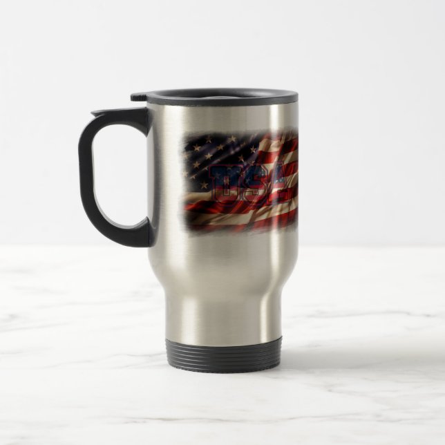 Patriotic Travel Mug (Left)