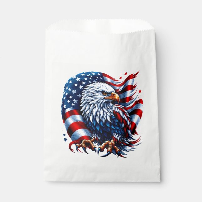 Patriotic Treat Favour Bag (Front)