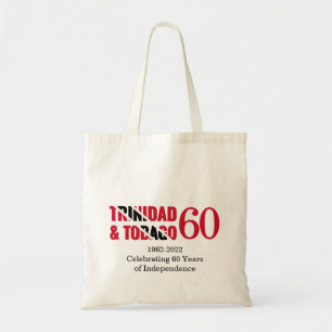 Patriotic TRINIDAD 60th Anniversary Independence Tote Bag