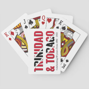 Patriotic TRINIDAD Independence Playing Cards