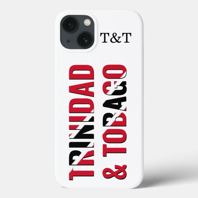 Patriotic TRINIDAD Monogram Case-Mate iPhone Case (Back)