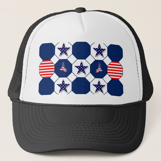 Patriotic Trucker Hat (Front)
