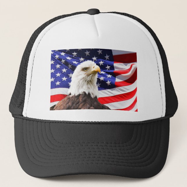 Patriotic Trucker Hat (Front)