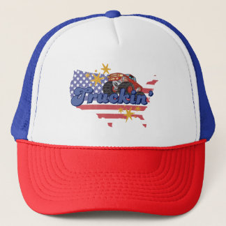 Patriotic Truckin' Trucker Hat