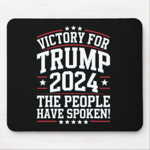 Patriotic Trump 2024 Victory Design For Supporters Mouse Mat