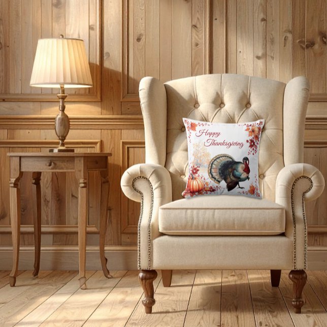 Patriotic Turkey Thanksgiving Cushion (Creator Uploaded)