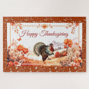 Patriotic Turkey Thanksgiving  Jigsaw Puzzle