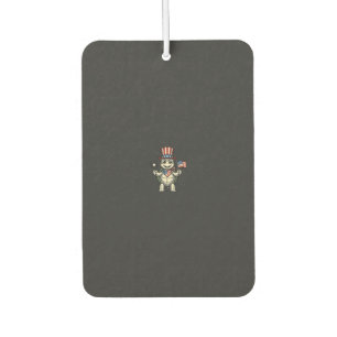Patriotic Turtle Vintage Engraving Graphic for Whi Car Air Freshener