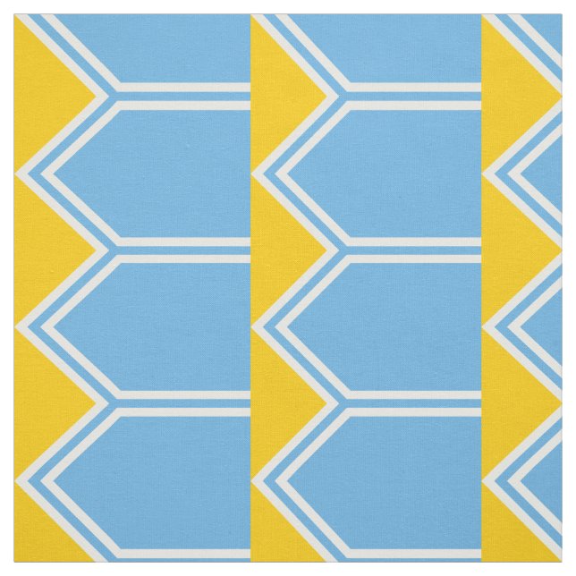 Patriotic Tuva Flag Fabric (Swatch)