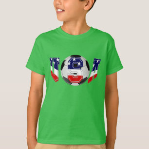 PATRIOTIC U.S.A SOCCER BALL T-Shirt