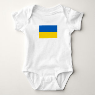 Patriotic Ukraine Flag Baby Bodysuit