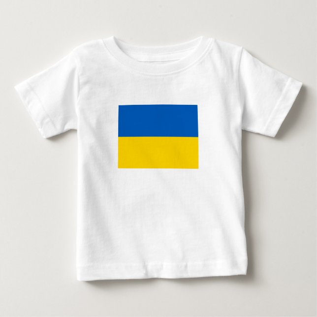 Patriotic Ukraine Flag Baby T-Shirt (Front)