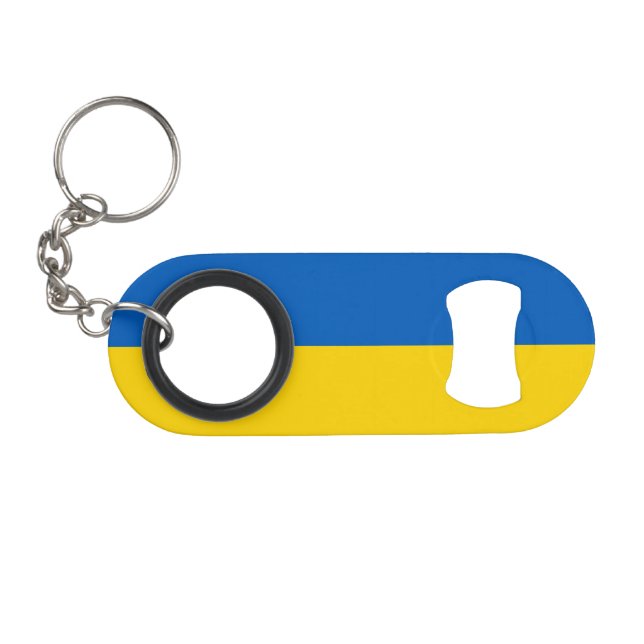 Patriotic Ukraine Flag Bar Key (Front (Horizontal))
