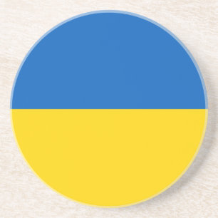 Patriotic Ukraine Flag Coaster