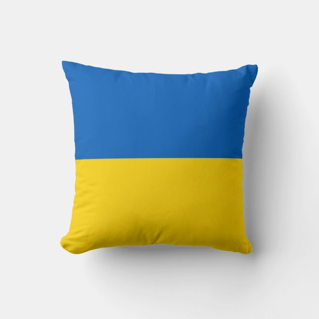 Patriotic Ukraine Flag Cushion (Front)