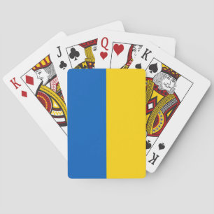 Patriotic Ukraine Flag Playing Cards