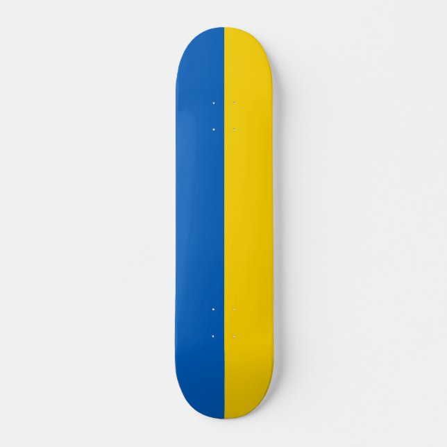 Patriotic Ukraine Flag Skateboard (Front)