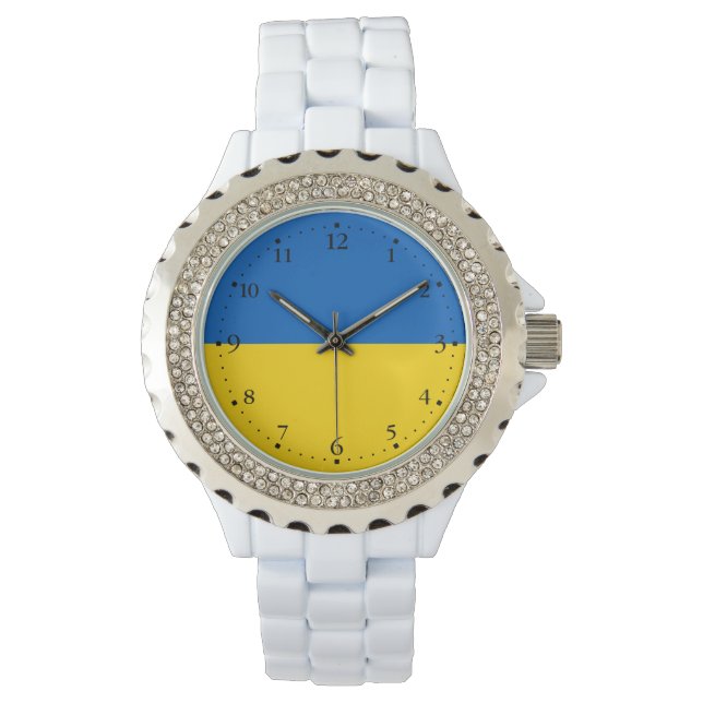 Patriotic Ukraine Flag Watch (Front)
