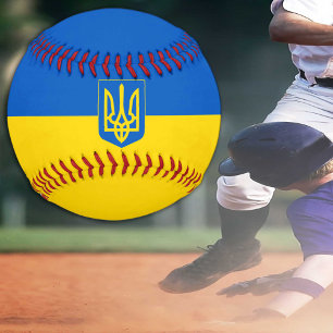 Patriotic Ukrainian Flag & Ukraine / Baseballs