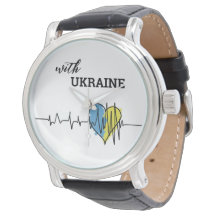 Patriotic Ukrainian yellow blue heart palpitation