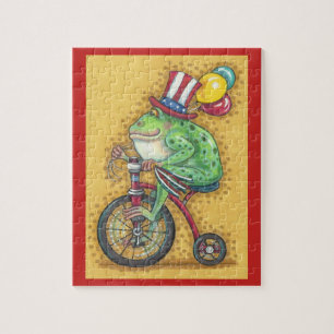 PATRIOTIC UNCLE SAM BULLFROG, BICYCLE PUZZLE