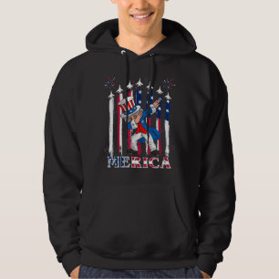 Patriotic Uncle Sam Dabbing 4th of July Hoodie