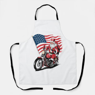 Patriotic Uncle Sam Motorcycle Apron