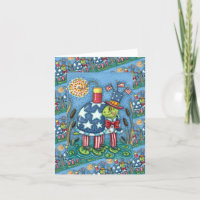 PATRIOTIC UNCLE SAM TURTLE, FUNNY FIRECRACKER Cute