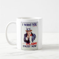 Patriotic Uncle Sam - Vintage Poster