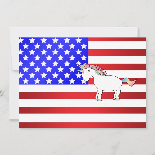 Patriotic unicorn (Front)