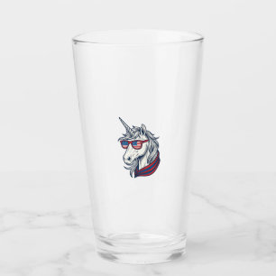 Patriotic Unicorn Flag Sunglasses Vintage Vector_1 Glass
