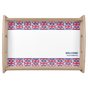 Patriotic UNION JACK Hospitality Serving Tray