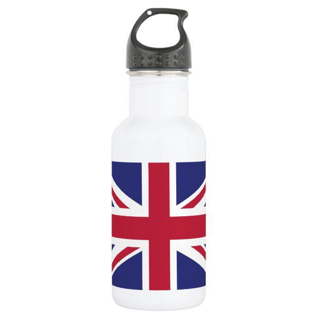 Patriotic United Kingdom Flag 532 Ml Water Bottle (Front)