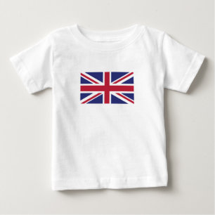 Patriotic United Kingdom Flag Baby T-Shirt