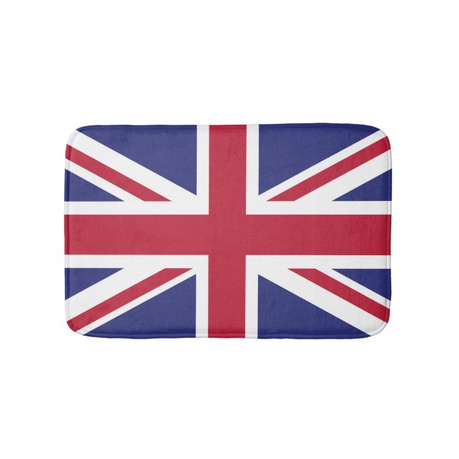Patriotic United Kingdom Flag Bath Mat (Front)