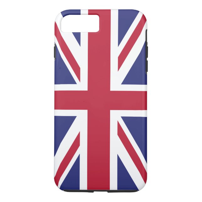 Patriotic United Kingdom Flag Case-Mate iPhone Case (Back)