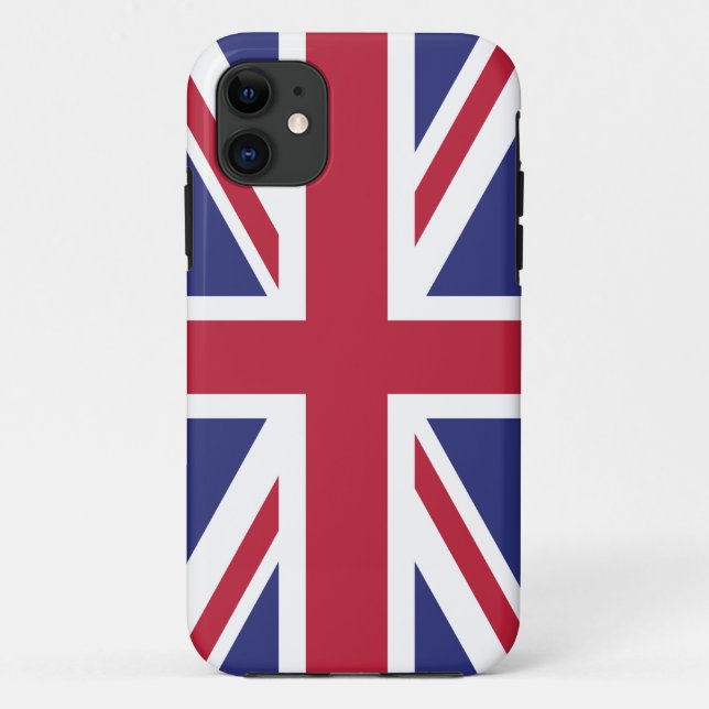 Patriotic United Kingdom Flag Case-Mate iPhone Case (Back)