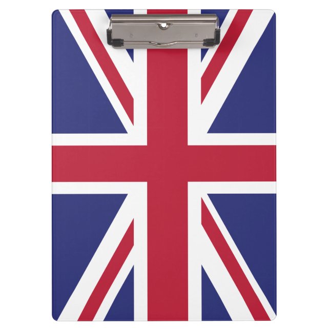Patriotic United Kingdom Flag Clipboard (Front)