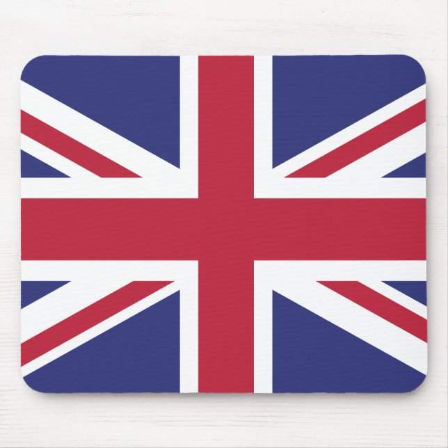 Patriotic United Kingdom Flag Mouse Mat (Front)