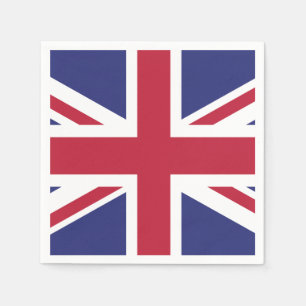 Patriotic United Kingdom Flag Napkin