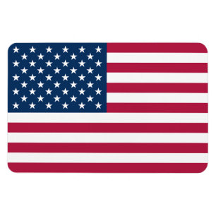 Patriotic United States of America USA flag Magnet