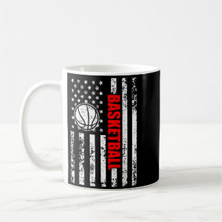 Patriotic Us Aamerican Flag Basball Coffee Mug