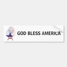 Patriotic US Bumper Sticker