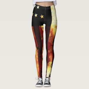 Patriotic US Civil War Union Flag Leggings