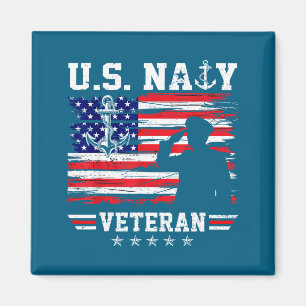 Patriotic us naval veteran flag usa sailor aircraf magnet