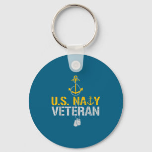 Patriotic us naval veteran since 1775 anchor proud key ring