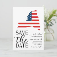 Patriotic US State of New York Destination Wedding