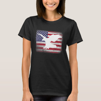 Patriotic Us Usa American Flag Eagle 4th Of July T-Shirt