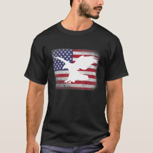 Patriotic Us Usa American Flag Eagle 4th Of July T-Shirt